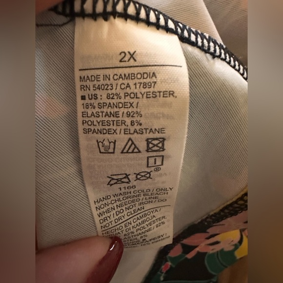 Old Navy Tropical Print Tie Knot Tankini Bathing Suit - Picture 6 of 6